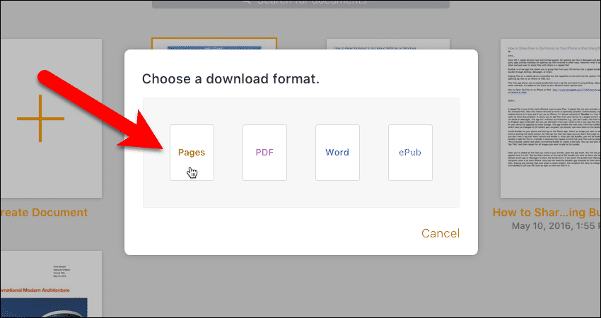 Download pages